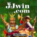 JJwinGame app home screen showing real money slots and card game options for Pakistani users