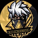 VM Injector APK 2025 interface showing mod skin and visual customization options for Android games.